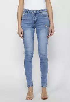 Джинсы приталенного кроя Koroshi, синий