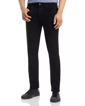 Джинсы приталенного кроя Luxe Performance Slimmy черного цвета 7 For All Mankind, цвет Black