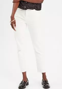 Джинсы приталенного кроя Mom Mit Hoher Taille Cache Cache, кремовый