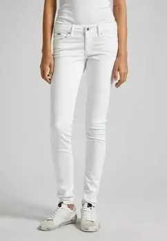 Джинсы приталенного кроя Pepe Jeans, цвет white