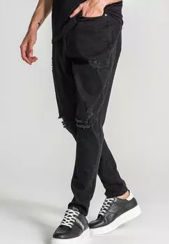 Джинсы приталенного кроя Ripped Carrot Gianni Kavanagh, черные