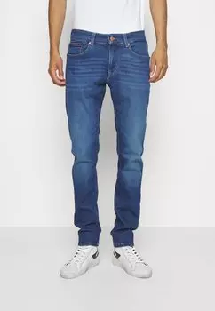 Джинсы приталенного кроя SCANTON SLIM Tommy Jeans, темный деним
