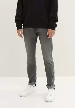 Джинсы приталенного кроя SLIM PIERS TOM TAILOR DENIM, цвет grey denim