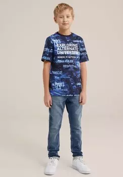 Джинсы приталенного кроя STRETCH WE Fashion, цвет blue