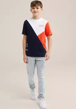 Джинсы приталенного кроя STRETCH WE Fashion, цвет blue