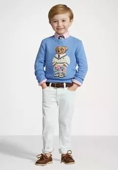 Джинсы приталенного кроя SULLIVAN BOTTOMS Polo Ralph Lauren, цвет cohen white