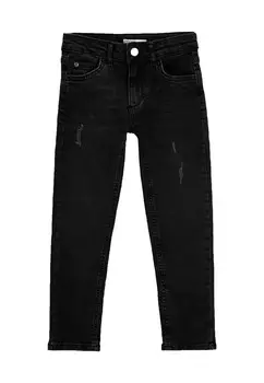 Джинсы приталенного кроя Wraps The Legs Slim Koton, черные