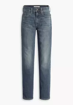 Джинсы прямого кроя 724™ HIGH RISE STRAIGHT Levi's, темно-синие джинсы