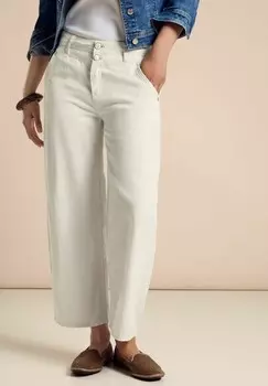 Джинсы прямого кроя 7/8 CULOTTE Street One, бежевый