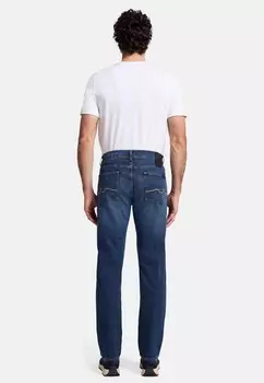 Джинсы прямого кроя 7 for all mankind, темно-синий