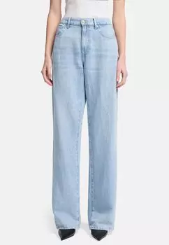 Джинсы прямого кроя 7 for all mankind, светло-голубой