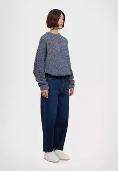 Джинсы прямого кроя 80'S NIC JEAN 3x1, темно-синий деним