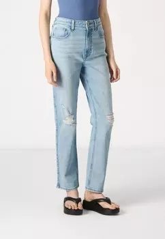 Джинсы прямого кроя 90S STRAIGHT Hollister Co., светло-голубой деним