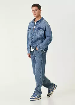 Джинсы прямого кроя Academia, синий