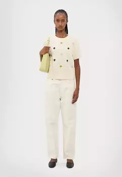 Джинсы прямого кроя Agolde, белый