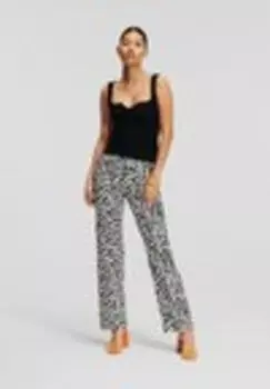 Джинсы прямого кроя ALL OVER PRINT Karl Lagerfeld, черный
