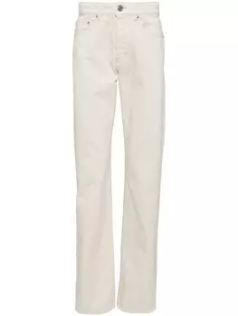 Джинсы прямого кроя AMI Paris, нейтральный цвет