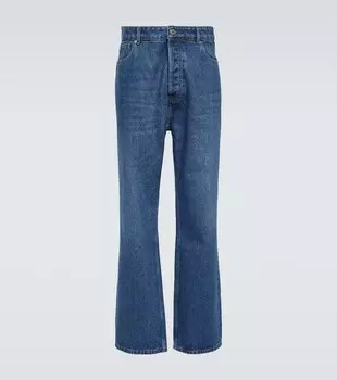 Джинсы прямого кроя Ami Paris, синий