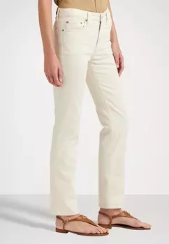 Джинсы прямого кроя ANKLE Lauren Ralph Lauren, бежевый