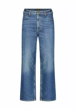 Джинсы прямого кроя ASHER Lee, синий деним