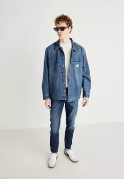 Джинсы прямого кроя AUSTIN Lee, темно-синие джинсы