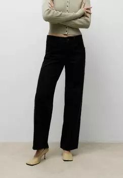 Джинсы прямого кроя AWRENA MID RISE Vero Moda, цвет Black Denim