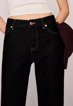 Джинсы прямого кроя Bershka, цвет Royal Blue