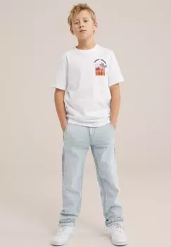 Джинсы прямого кроя BLUE RIDGE WE Fashion, цвет blue