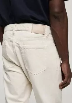 Джинсы прямого кроя BOB Mango, кремовый