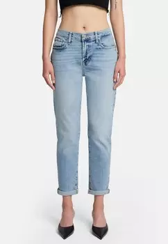 Джинсы прямого кроя BOYFRIEND FIT 7 for all mankind, светло-голубой