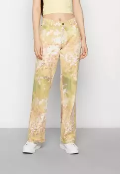 Джинсы прямого кроя BOYFRIEND FIT WITH SEQUIN Jaded London, охра