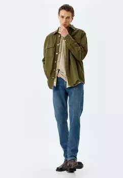 Джинсы прямого кроя BRAD Koton, синий деним