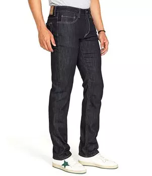 Джинсы прямого кроя Buffalo David Bitton Six, синий