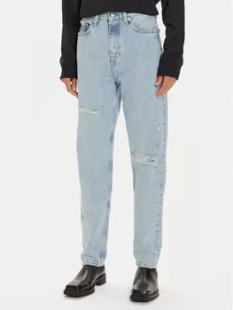 Джинсы прямого кроя Calvin Klein Jeans, синий