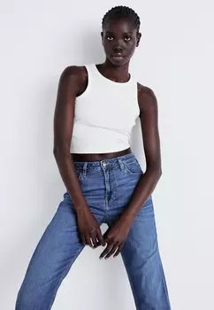 Джинсы прямого кроя CAROL Lee, синий деним