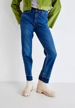 Джинсы прямого кроя CAROL Lee, темно-синий