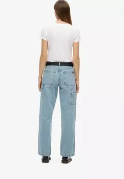 Джинсы прямого кроя CARPENTER Superdry, светло-голубой
