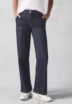 Джинсы прямого кроя Cecil, цвет Mottled Dark Blue