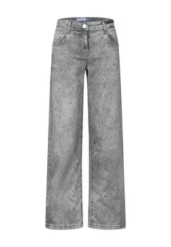 Джинсы прямого кроя Cecil, серый