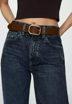 Джинсы прямого кроя CECILIA Mango, темно-синий