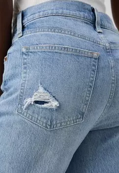 Джинсы прямого кроя CHEEKY PALDER ZIP GAP, светло-голубой деним