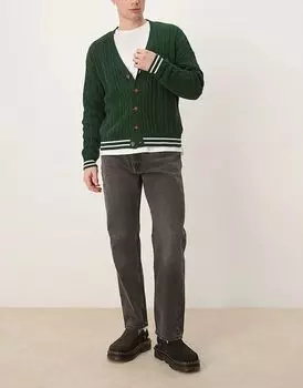 Джинсы прямого кроя черного цвета Mango