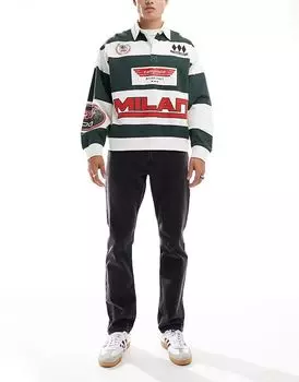 Джинсы прямого кроя черного цвета New Look