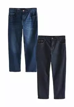 Джинсы прямого кроя CLASSIC STRETCH 2 PACK Next, синий