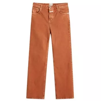 Джинсы прямого кроя Closed, коричневый