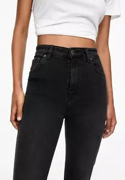 Джинсы прямого кроя COMFORT PULL&BEAR, черный