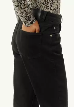 Джинсы прямого кроя comma casual identity, черный деним