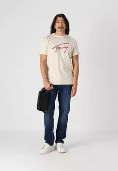 Джинсы прямого кроя CORE DENTON Tommy Hilfiger, темно-синий деним