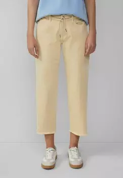 Джинсы прямого кроя CROPPED- KAROLIN MID RISE BINDEBAND s.Oliver, цвет Helles Zitrone