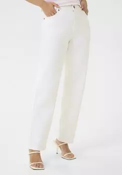 Джинсы прямого кроя Culture, кремовый